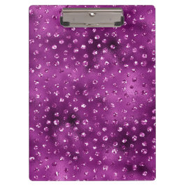 Paarse Ombre Glam Glitter Stippen Patroon Klembord