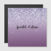 Paarse Ombre Glitter (Voorkant / Achterkant)