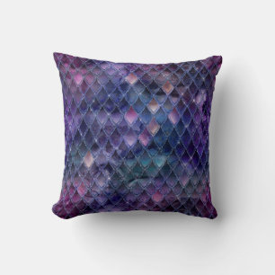 Paarse Ombre & Glitter Dragonschubben die glinster Kussen