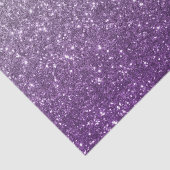 Paarse Ombre Glitter Look Tissue Paper Tissuepapier (Detail)