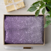 Paarse Ombre Glitter Look Tissue Paper Tissuepapier (Geschenk)