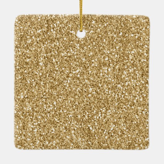 Paarse Ombre Gold Glitter Heart Keramisch Ornament (Achterkant)