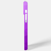 Paarse ombre gradiënt geometrisch mesh patroon Case-Mate iPhone case (Achterkant / Links)
