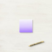 Paarse Ombre Gradiënt Post-it® Notes (Op bureau)