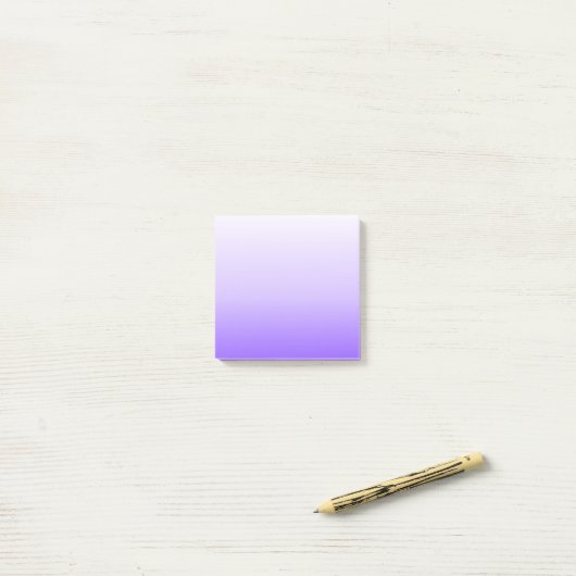 Paarse Ombre Gradiënt Post-it® Notes (Op bureau)