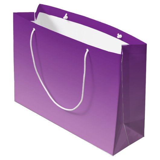 Paarse Ombre Groot Cadeauzakje (Achterkant Gekanteld)