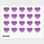 Paarse Ombre Hart Sticker (Vel)