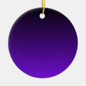 Paarse Ombre Keramisch Ornament (Voorkant)