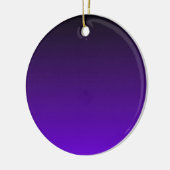 Paarse Ombre Keramisch Ornament (Links)