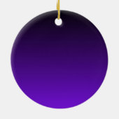Paarse Ombre Keramisch Ornament (Achterkant)