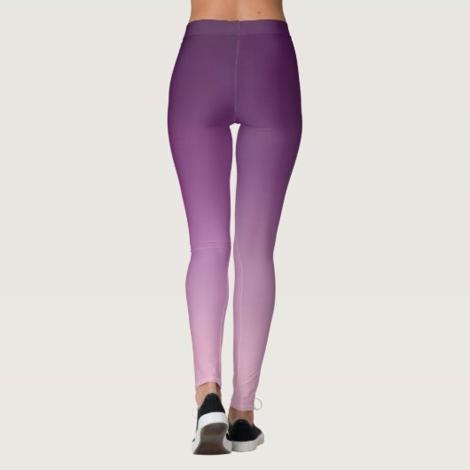 Paarse Ombré  Leggings (Achterkant)