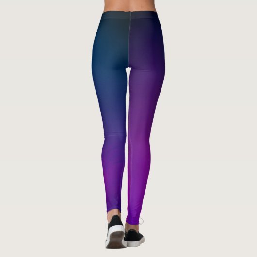 Paarse Ombre Leggings (Achterkant)
