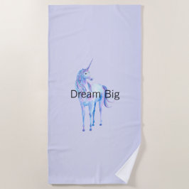 Paarse Ombre Magical Unicorn Strandlaken