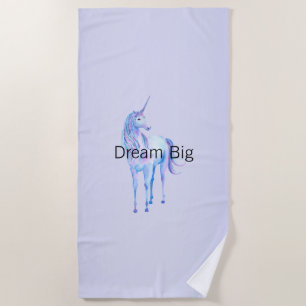 Paarse Ombre Magical Unicorn Strandlaken
