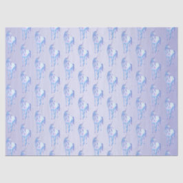 Paarse Ombre Magical Unicorn Tissuepapier