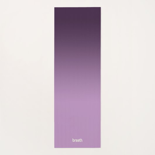 Paarse Ombre Mat-Flow in kleur, Gemalen in Rust Yogamat (Achterkant)