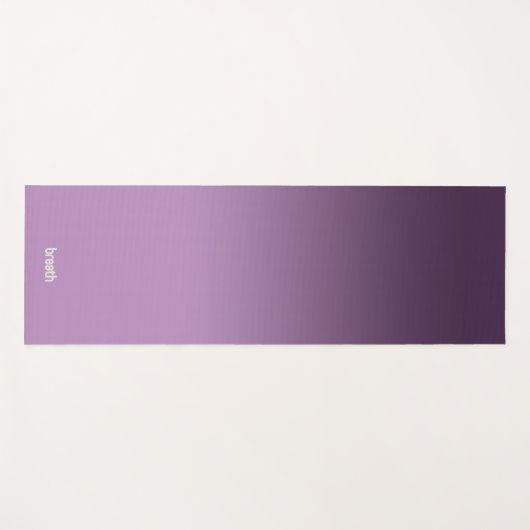 Paarse Ombre Mat-Flow in kleur, Gemalen in Rust Yogamat (Voorkant (horizontaal))