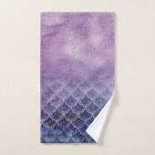 Paarse Ombre Mermaid Sparking Handdoek (Handdoek)