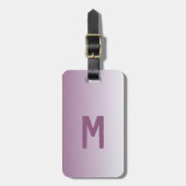paarse ombre - modern bagagelabel (Voorkant verticaal)