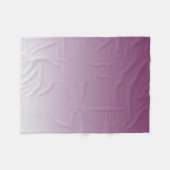 Paarse ombre - modern fleece deken (Voorkant (Horizontaal))