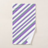 Paarse Ombre Multi - Strepen Bad Handdoek (Handdoek)