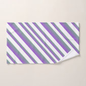 Paarse Ombre Multi - Stripes Bad Handdoek (Handdoek)