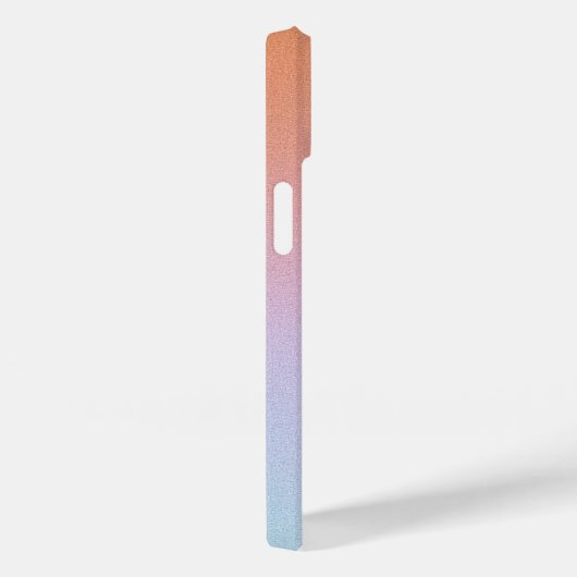 Paarse Ombre Sky gepersonaliseerd Initiaal monogra Case-Mate iPhone Case (Achterkant / Rechts)