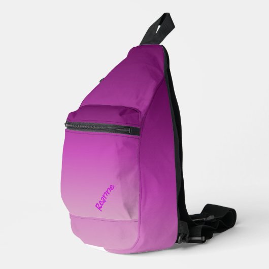 Paarse Ombre Sling Bag (Rechterhoek)