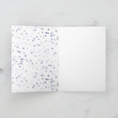 Paarse Ombre Stars gepersonaliseerd Kaart (Binnen)