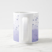 Paarse Ombre Stars Grote Koffiekop (Achterkant)