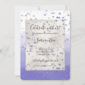 Paarse Ombre Stars Kaart (Voorkant)