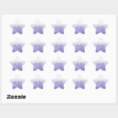 Paarse Ombre Stars Ster Sticker (Vel)