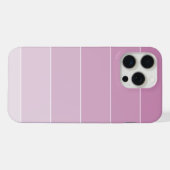 Paarse Ombré Strepen iPhone Hoesje (Achterkant horizontaal)