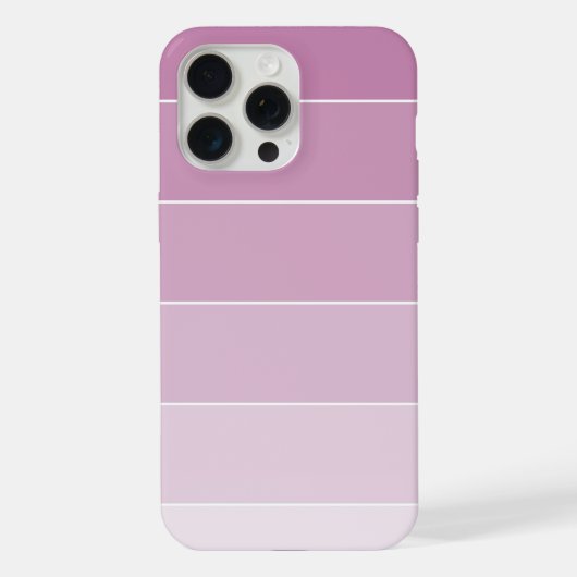 Paarse Ombré Strepen iPhone Hoesje (Achterkant)
