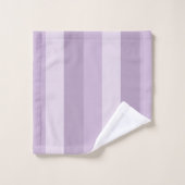 Paarse Ombre Striped Bad Handdoek (Wasdoekje)