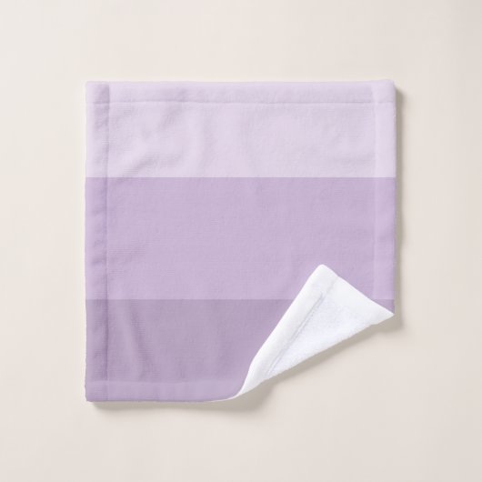 Paarse Ombre Striped Bad Handdoek (Wasdoekje)