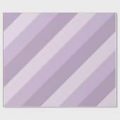 Paarse Ombre Striped Cadeaupapier (Vlak)