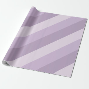 Paarse Ombre Striped Cadeaupapier