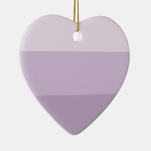 Paarse Ombre Striped Keramisch Ornament (Rechts)