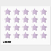 Paarse Ombre Striped Ster Sticker (Vel)