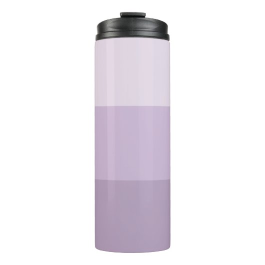 Paarse Ombre Striped Thermosbeker (Voorkant)