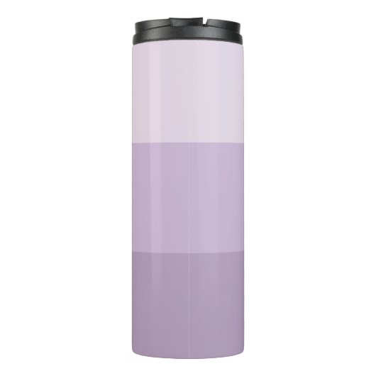 Paarse Ombre Striped Thermosbeker (Achterkant)