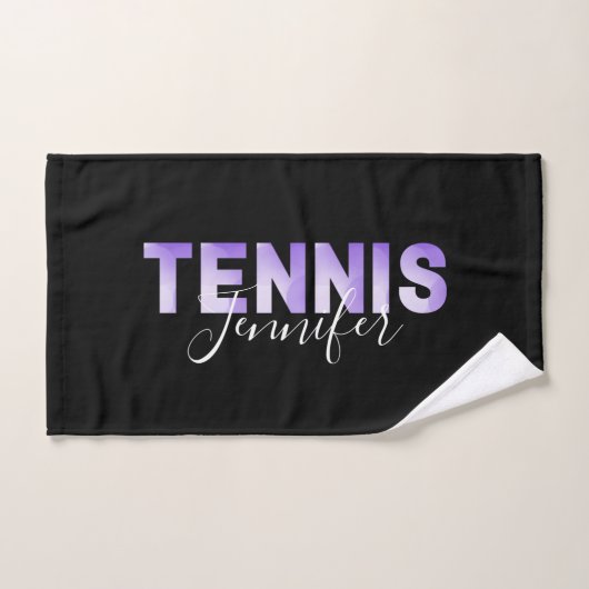 Paarse Ombre Trendy , de gepersonaliseerde tiener Handdoek (Handdoek)