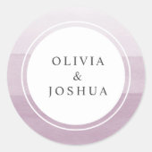 Paarse Ombre Trouw Envelope Zegel (Voorkant)