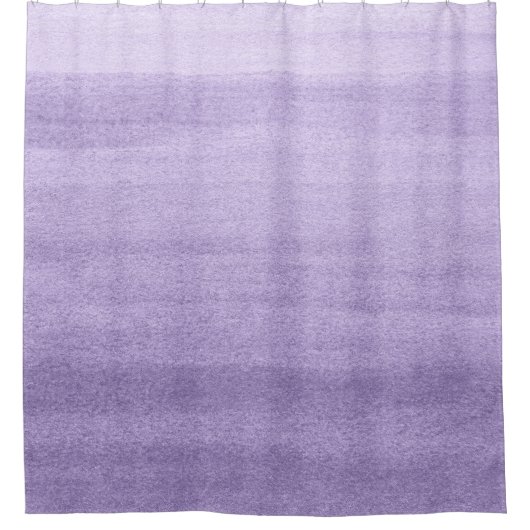 Paarse Ombre Waterverf Pattern Shower Curtain Douchegordijn (Voorkant)