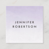 Paarse Ombre Waterverf | Visitekaartje (Voorkant)
