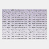 Paarse Ombre Zilveren Confetti Inpakpapier Vel (Voorkant)