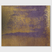 Paarse omhulling met storingsvrij goud cadeaupapier (Vlak)