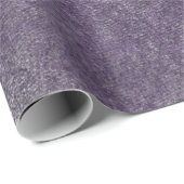 Paarse omhulling met vervormd zilver cadeaupapier (Rol Hoek)