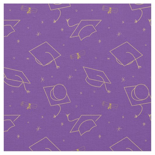 Paarse ondergrondse gradatie Cap Toss Stof (Close Up)